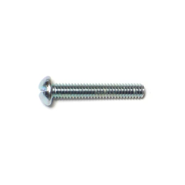Midwest Fastener #8-32 x 1 in Slotted Round Machine Screw, Zinc Plated Steel, 36 PK 61764 - main